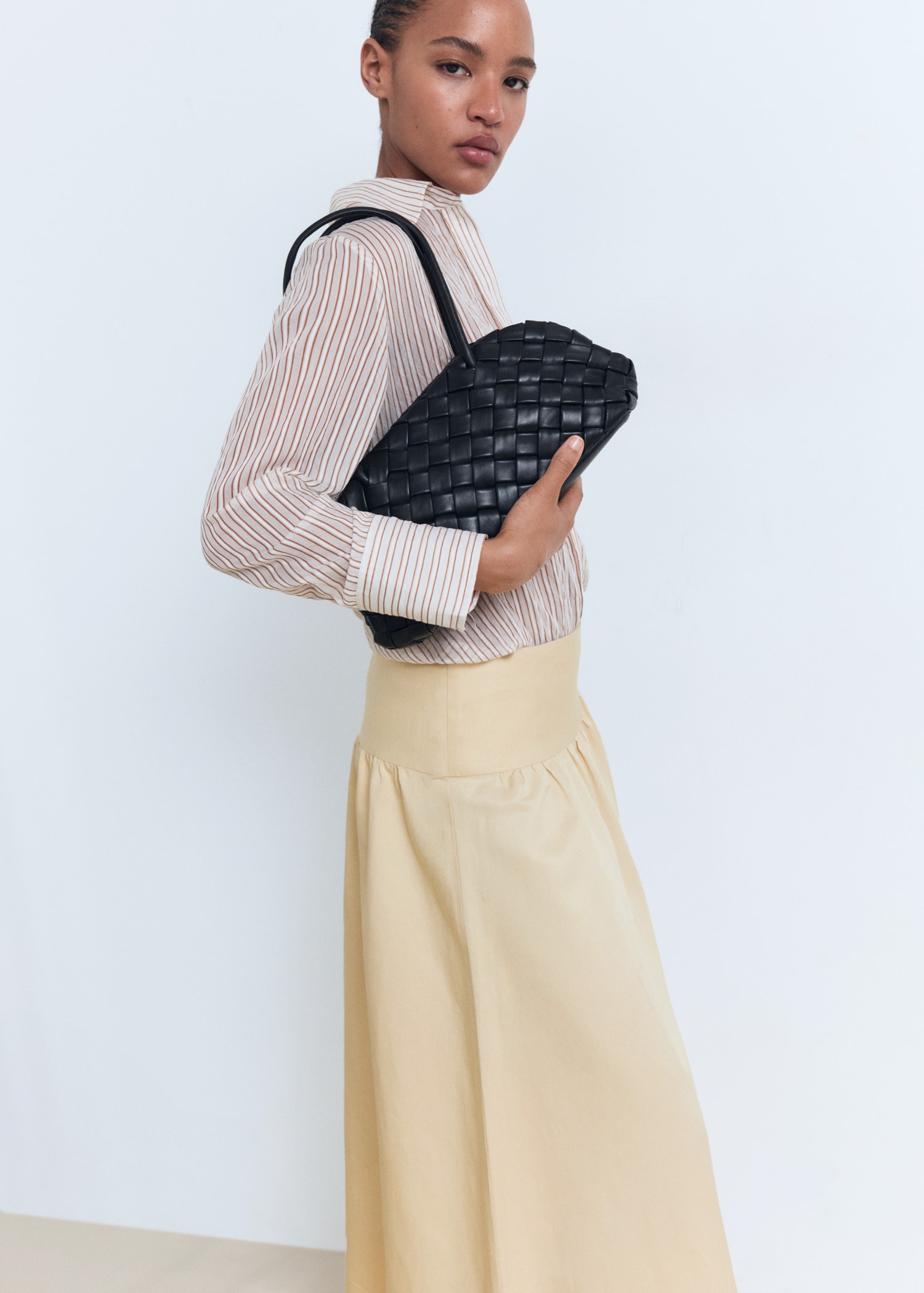 Midi-Skirt With Frayed Ends - Women | Mango United Kingdom