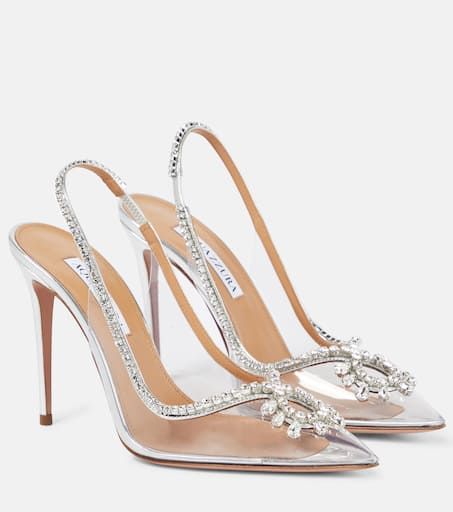 Seduction 105 embellished PVC pumps