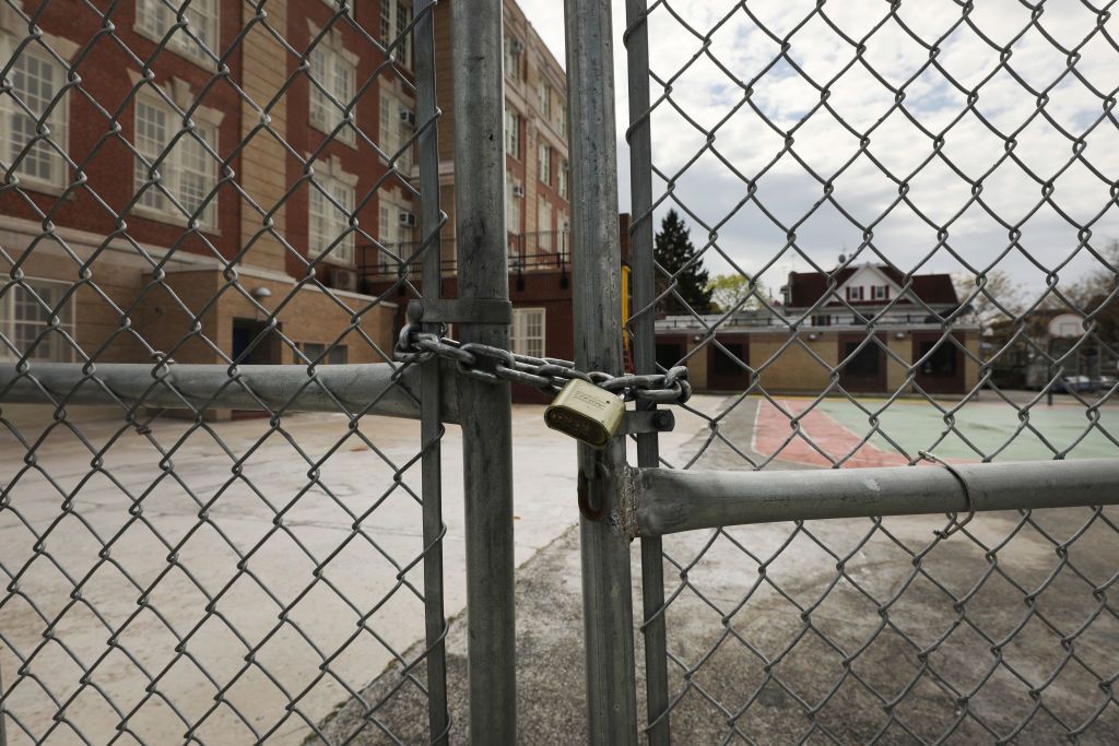 A closed school in Brooklyn.