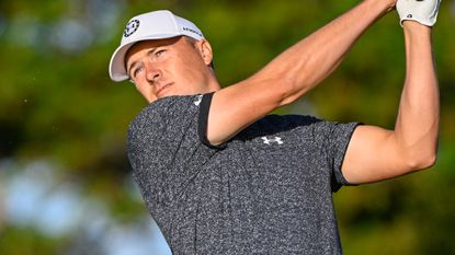 Jordan Spieth takes a shot during the 2023 Sony Open