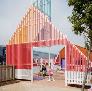colourful outdoor structure