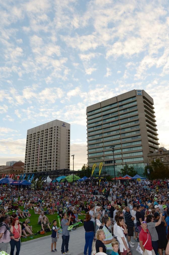 Huge crowds turned out for the teams' presentation