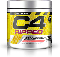 C4 Ripped Pre Workout Powder Cherry Limeade | Creatine Free + Sugar Free Preworkout Energy Supplement for Men &amp; Women | 150mg Caffeine + Beta Alanine + Weight Loss | 30 Servings Now $24.65 Save 30%