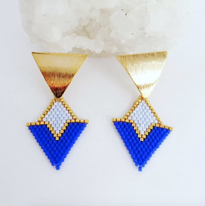 Jewels For Hope Blue Monochromatic Earrings 