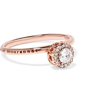 Selim Mouzannar + Beirut 18-Karat Rose Gold Diamond Ring
