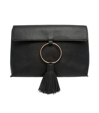 ASOS + Tasseled Leather Clutch