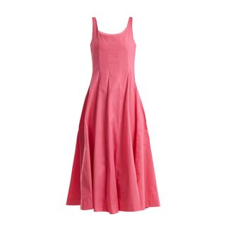 Staud + Wells Cotton-Blend Dress