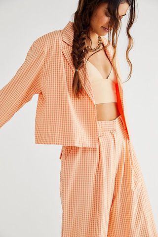 Free People + The Ragged Priest Gingham Suit