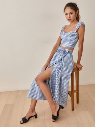 Reformation + Clyde Linen Two Piece