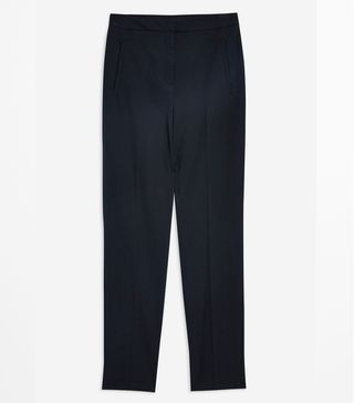 Topshop + High Waisted Cigarette Trousers