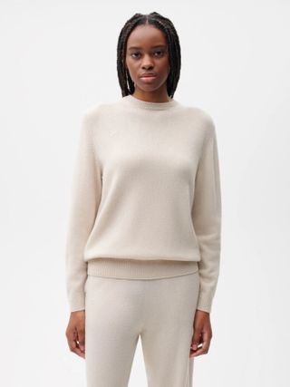 Pangaia + Recycled Cashmere Crewneck Sweatshirt