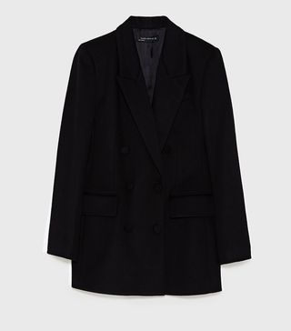 Zara + Short Double-Breasted Coat