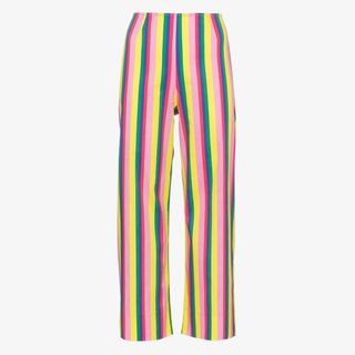 Staud + Mini Striped Cotton Trousers