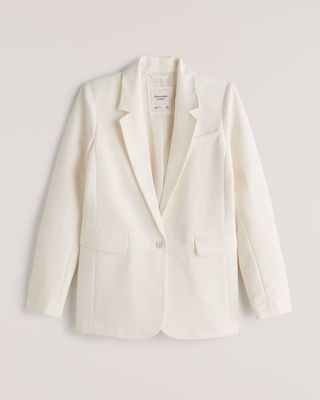 Abercrombie & Fitch + Single-Breasted Blazer