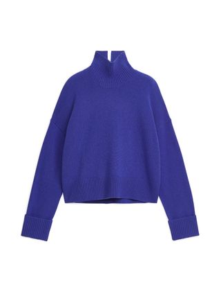 Arket + High-Neck Wool Jumper