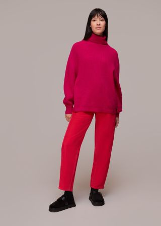 Whistles + Ribbed Roll Neck Jumper