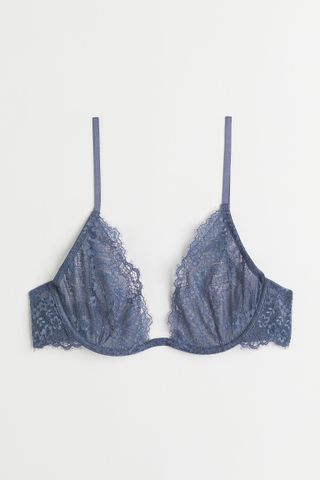 H&M + Non-Padded Underwired Lace Bra