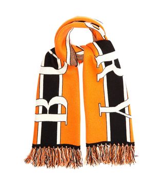 Burberry + Logo Jacquard Cashmere Scarf