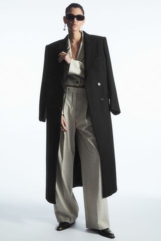 COS + Double-Breasted Wool Coat