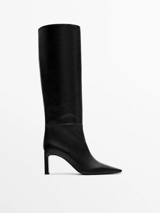 Massimo Dutti + Leather Boots
