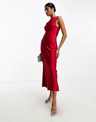 ASOS Design Satin Midi Dress + Satin Midi Dress