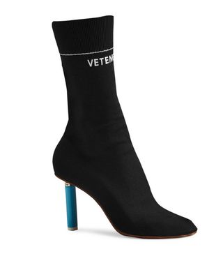 Vetements + Stretch-Jersey Ankle Boots