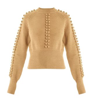 Chloé + Pompom-Embellished Sweater