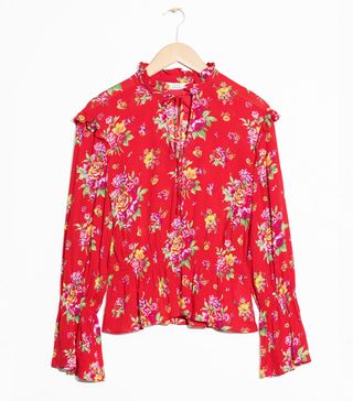 & Other Stories + Bell-Sleeve Blouse