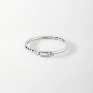 Edge of Ember + Baguette Diamond Ring