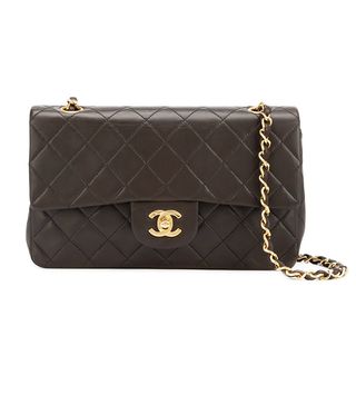 Vintage Chanel + Diamond Quilted Shoulder Bag