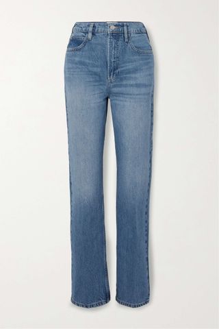 Framee + Le High 'n' Tight High-Rise Straight-Leg Jeans
