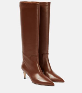 Paris Texas + Leather Knee-High Boots