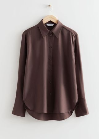 & Other Stories + Relaxed Silk Shirt