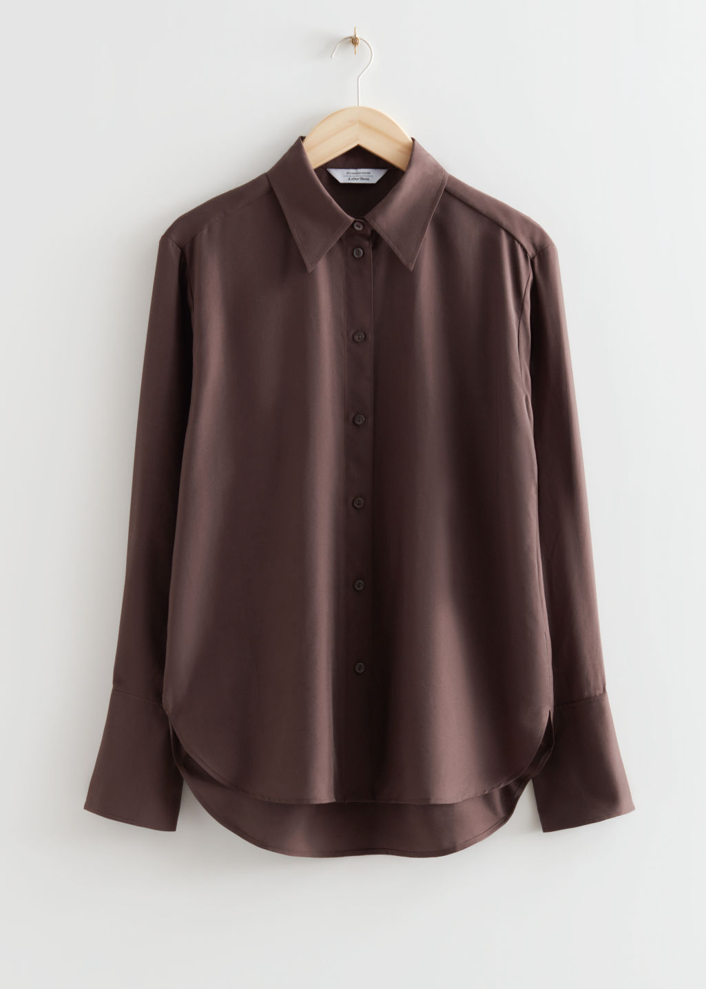 & Other Tales + Relaxed Silk Shirt