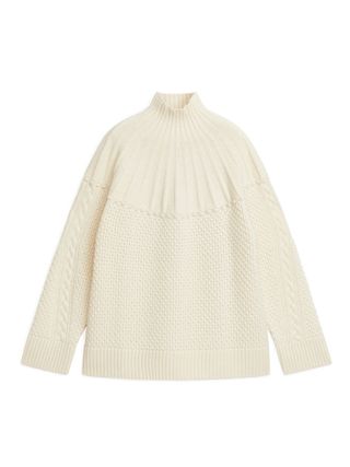 Arket + Wool Cable Jumper