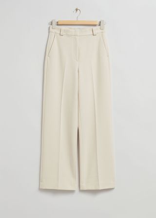 & Other Stories + Wide Press Crease Trousers