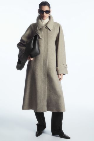 COS + Oversized Round Wool Coat