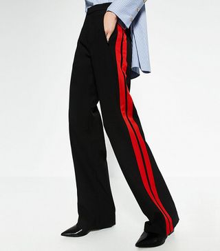 Zara + Trousers With Side Band