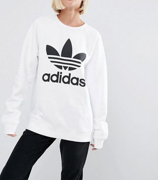 Adidas + Originals Sweatshirt With Trefoil Logo