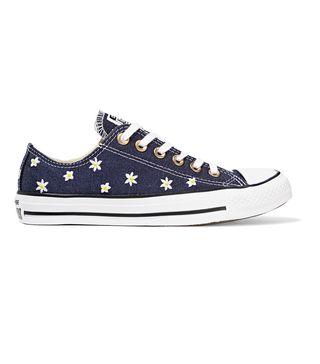 Converse + Chuck Taylor All Star Embroidered Denim Sneakers