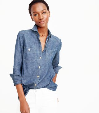 J.Crew + Selvedge Chambray Shirt