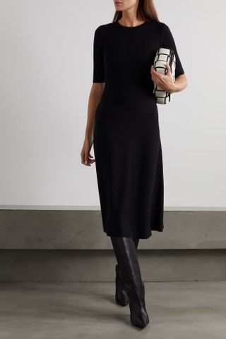 Gabriela Hearst + Seymore Wool, Cashmere and Silk-Blend Midi Dress