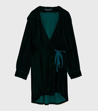 Zara + Velvet Dress With Hood