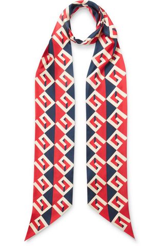 Gucci + Printed Silk-Twill Scarf