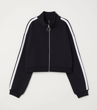 H&M + Zip-Front Sweatshirt