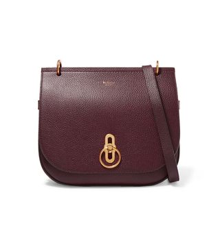 Mulberry + Amberley Textured-Leather Shoulder Bag