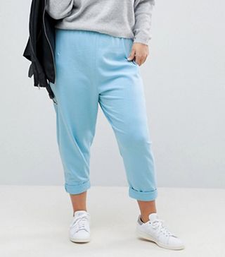 Asos Curve + 80s Jogger With Roller Hem