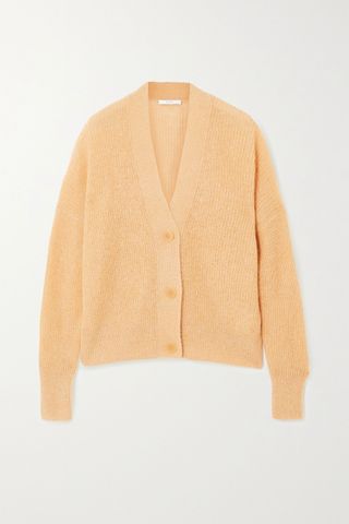 Vince + Ribbed-Knit Cardigan