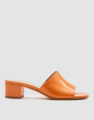 Maryam Nassir Zadeh + Sophie Patent Slide in Orange