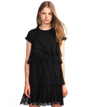 Zara + Ruffled Dress